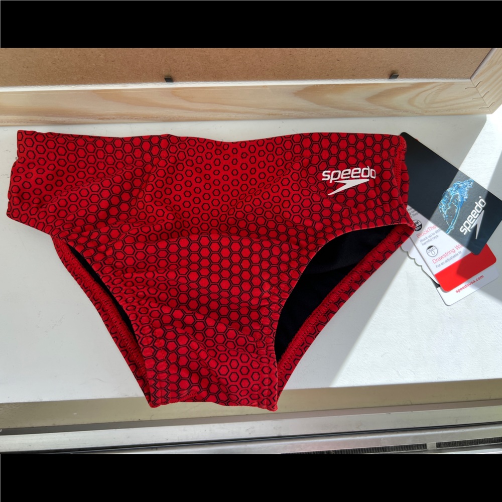 Brand new original Speedo competition swimming brief/suit. Never worn.With tag
